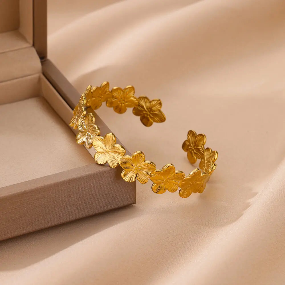 Bracelet ajustable doré vintage
