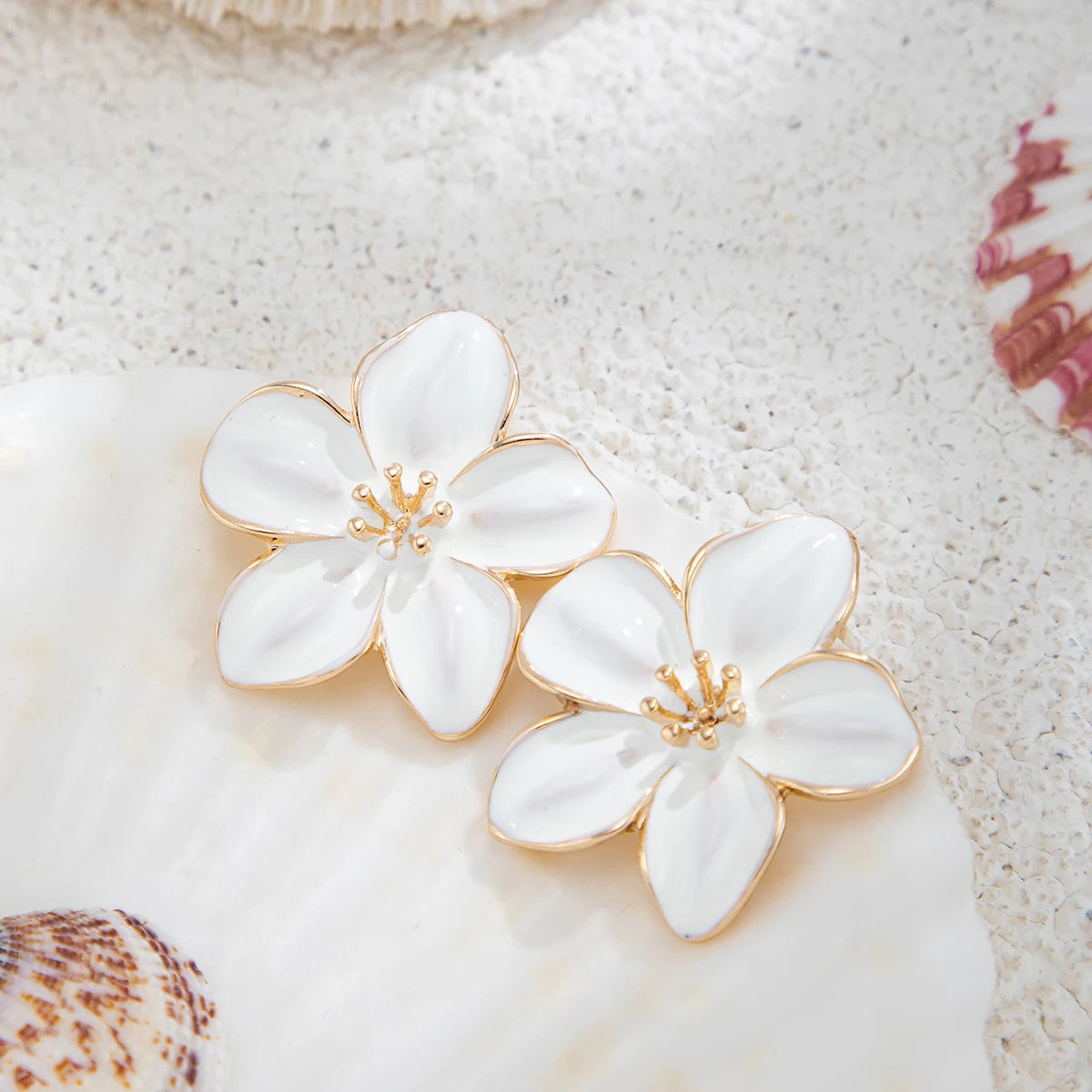 Boucles d'oreille fleur Boho Y2K