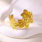 Bracelet ajustable fleurs vintage