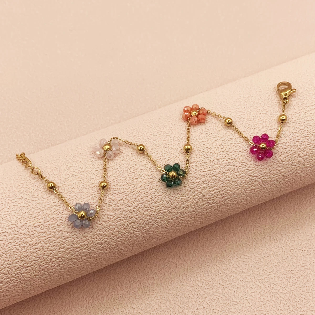 Bracelet Boho avec perles multicolor