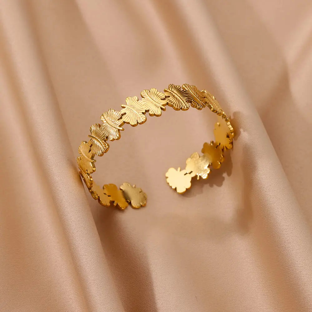 Bracelet ajustable doré vintage