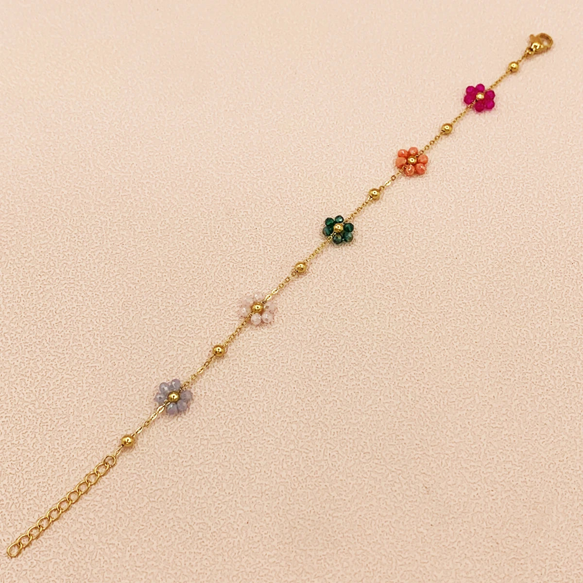 Bracelet Boho avec perles multicolor
