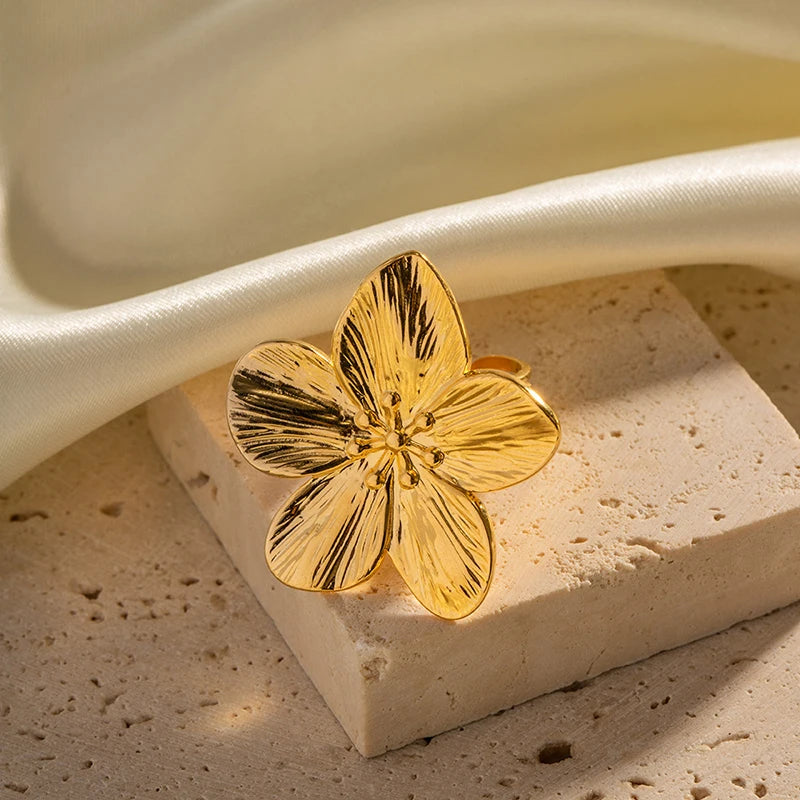Bague fleur vintage