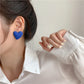 Boucles d'oreille coeur acrylique
